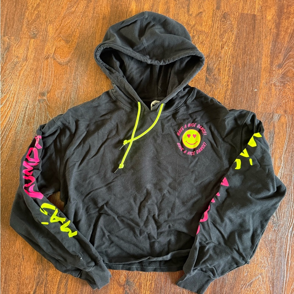 Zumba Black Hoodie with Neon Accents
